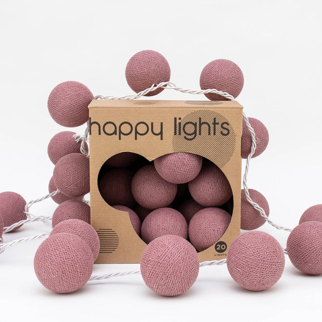 Happy Lights Box Dusty Pink