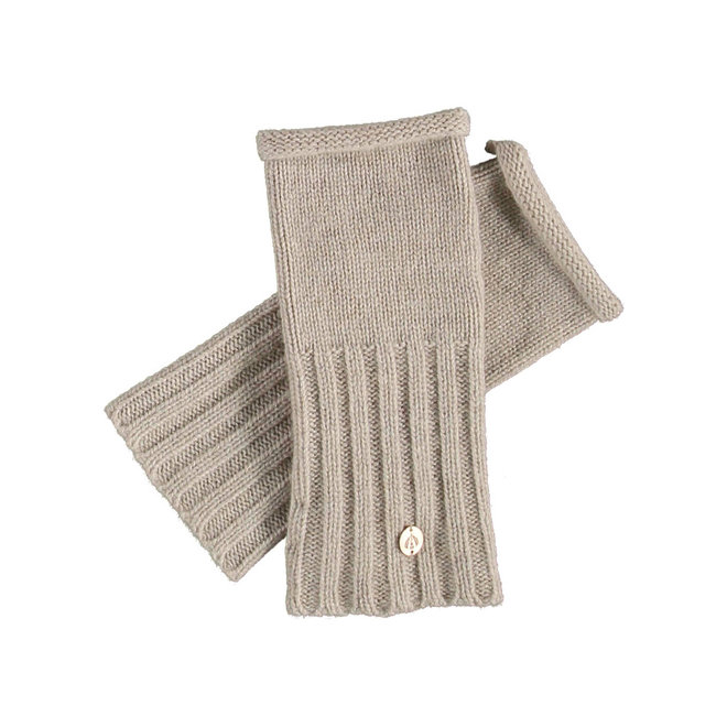 Cashmere Knit Arm Warmer Taupe