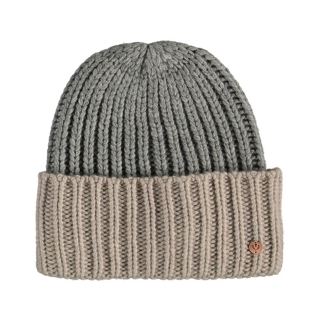 Hat Colorblock Beanie Taupe