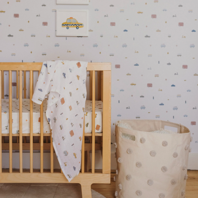 Swaddle Blanket Rush Hour