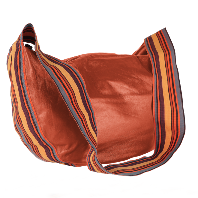 Cross Body Bag Orange with Arancio S Strap