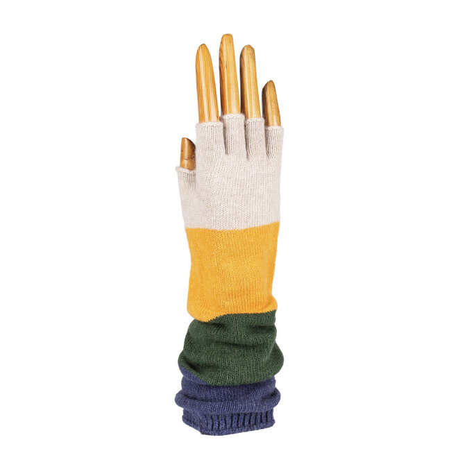 Gloves Fingerless Long Stripes Arena