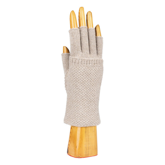 Gloves Fingerless Grain Stone