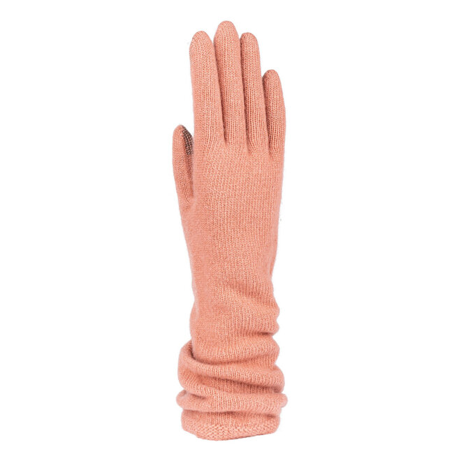 Gloves Long Plain Peach