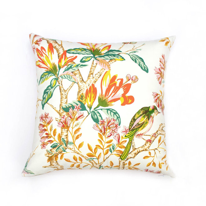 Pillow Buchoz Floral Mandarin 18  x 18in