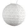Solar Lantern Deco Globe Porcelain 12"