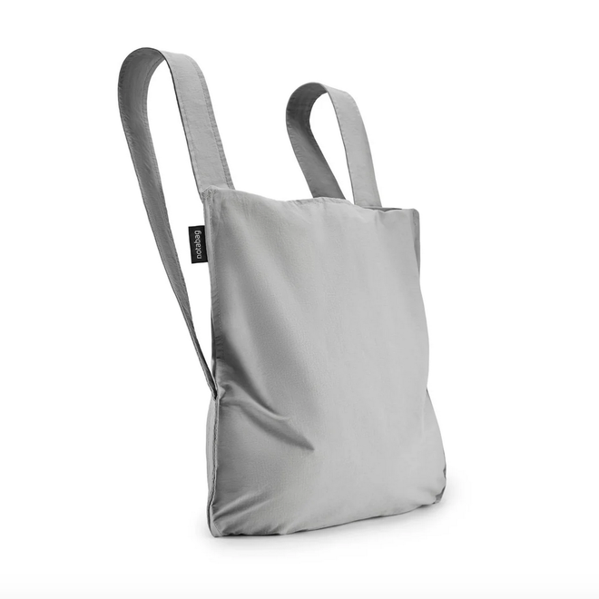 Shopping Bag & Backpack Grey