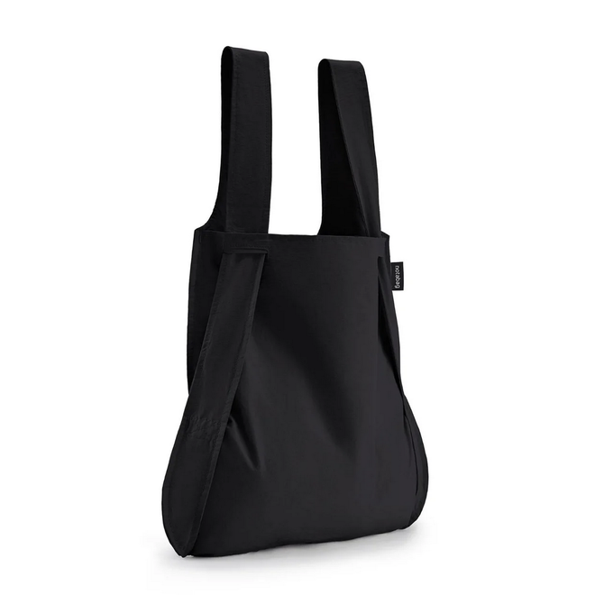 Shopping Bag & Backpack Black