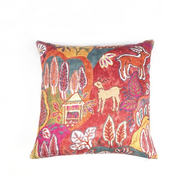 Pillow Panjim Spice Market & Back in Off White 16  x 16in