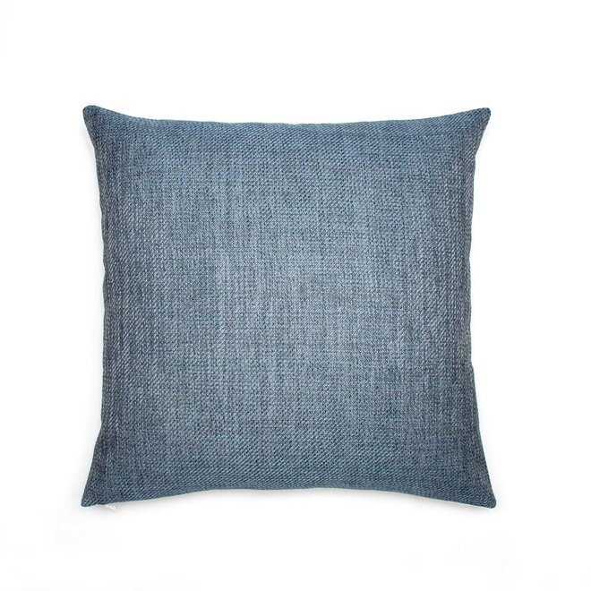 Pillow Toile Chinoise & Back in Blue 18  x 18in