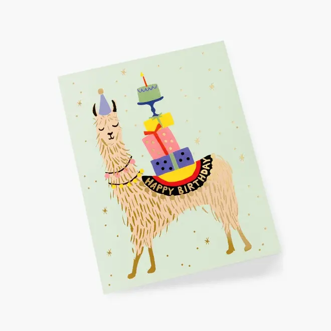 Card Llama Birthday