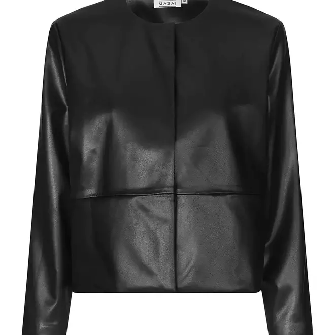 Jacket Jenali Faux Leather Black