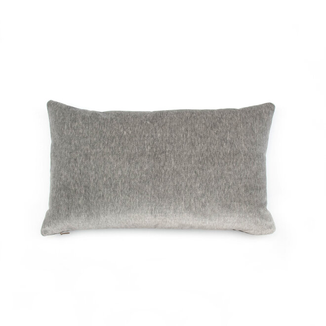 Pillow Velvet Grey 12 x 20in