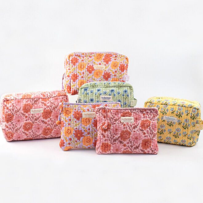 Washbag Floribunda Vintage Pink