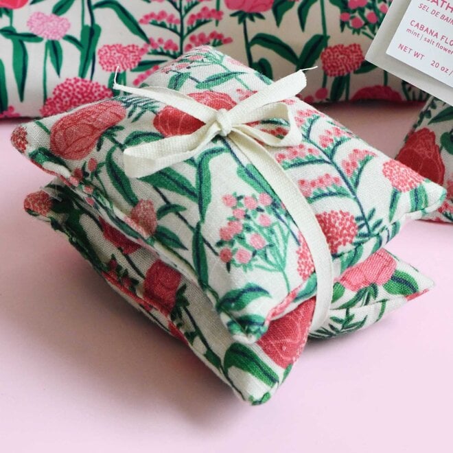 Sachet Set Linen Peony Party