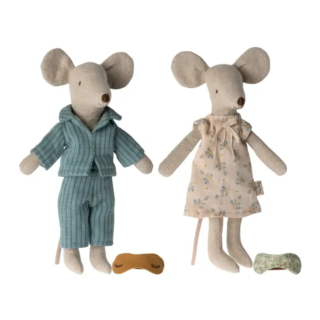 Mice Mum & Dad in Cigarbox