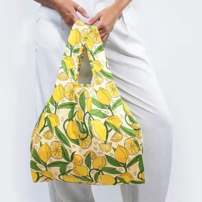 Reusable Bag Lemons Print M