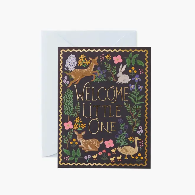 Card Woodland Welcome