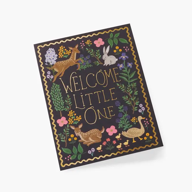 Card Woodland Welcome