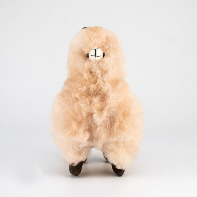 Stuffed Standing Alpaca Pink 8.5"