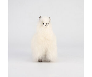 Stuffed Standing Alpaca White 5.5" - Kreatelier