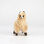 Stuffed Standing Alpaca Beige 3.75"