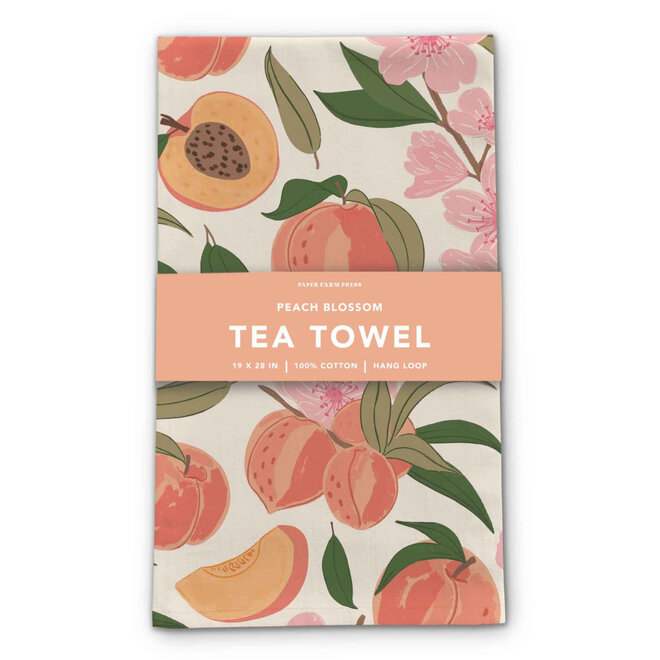 Tea Towel Peach Blossom