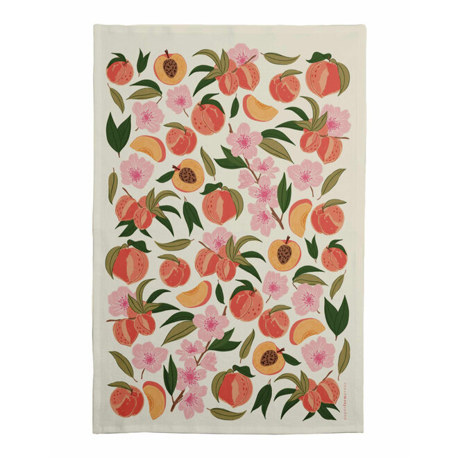 Tea Towel Peach Blossom