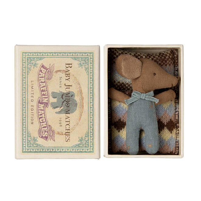 Baby Mouse Sleepy Wakey in Matchbox Blue Stars
