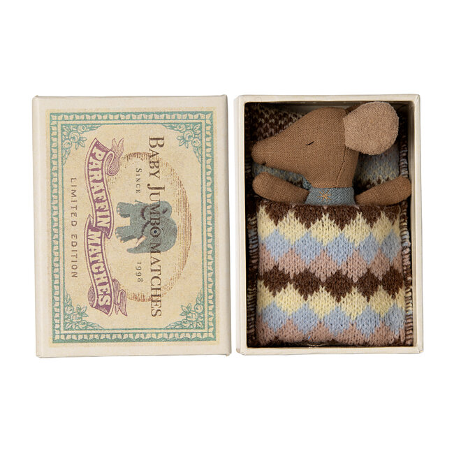 Baby Mouse Sleepy Wakey in Matchbox Blue Stars