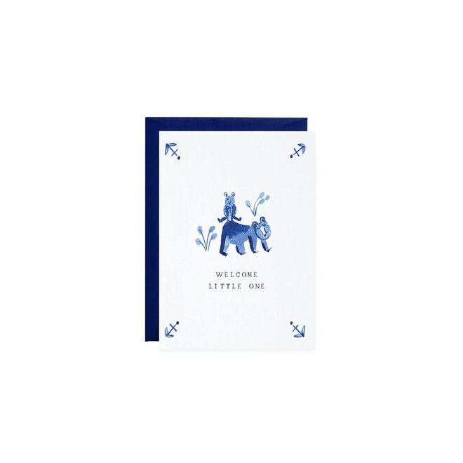 Petite Card Welcome Little Bear