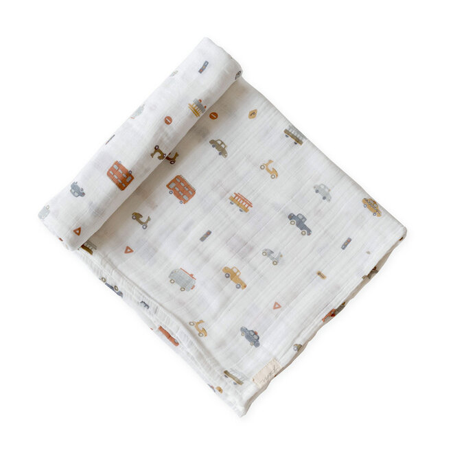 Swaddle Blanket Rush Hour
