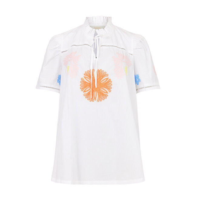 Blouse Embroidered White