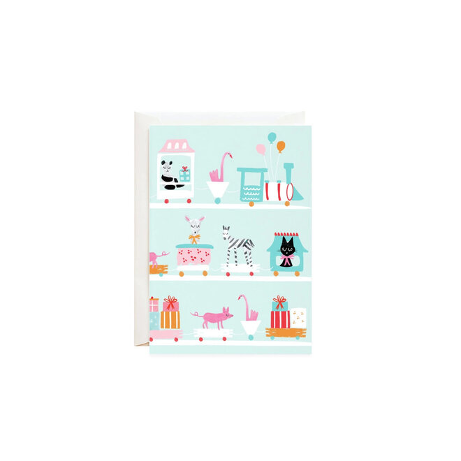 Petite Card Choo Choo Train