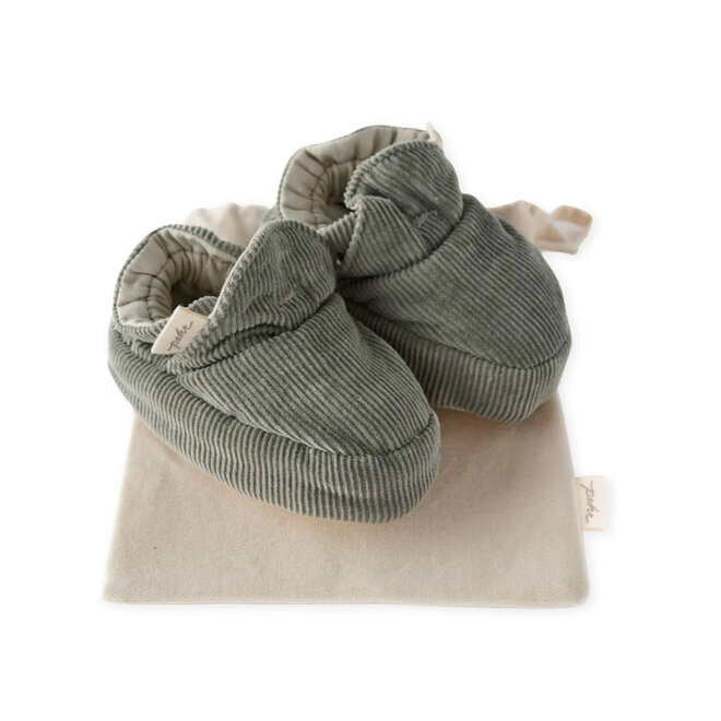 Bootie Corduroy Sage