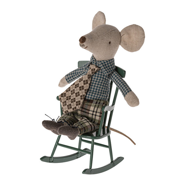 Mouse Rocking Chair Dark Green
