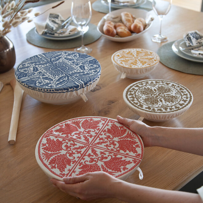 Cover Dish and Bowl Madiba Set  of 4 S, M, L & X Large