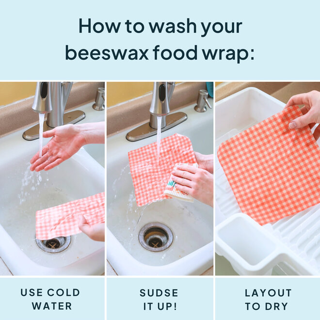 Wrap Beeswax Variety Pink Set of 3