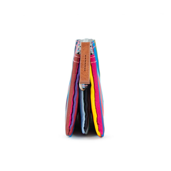 Zip Wallet Carnaby Multi Stripe Small