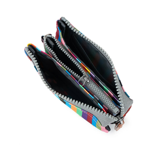 Zip Wallet Carnaby Multi Stripe Small