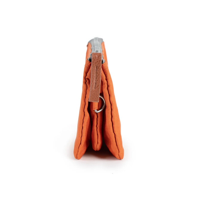 Zip Pouch Carnaby Atomic Orange Medium with Wrist Strap