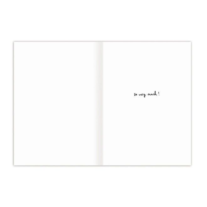 Card Vase of Flowers Thank You