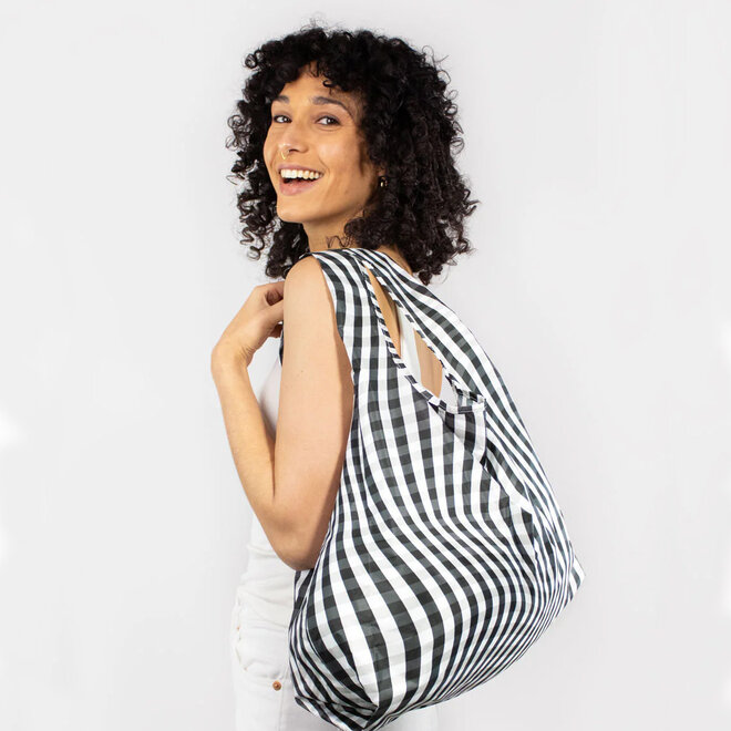 Reusable Bag Gingham Print M
