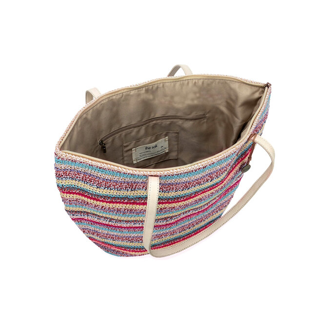 Tote Faye Crochet Eden Stripe L