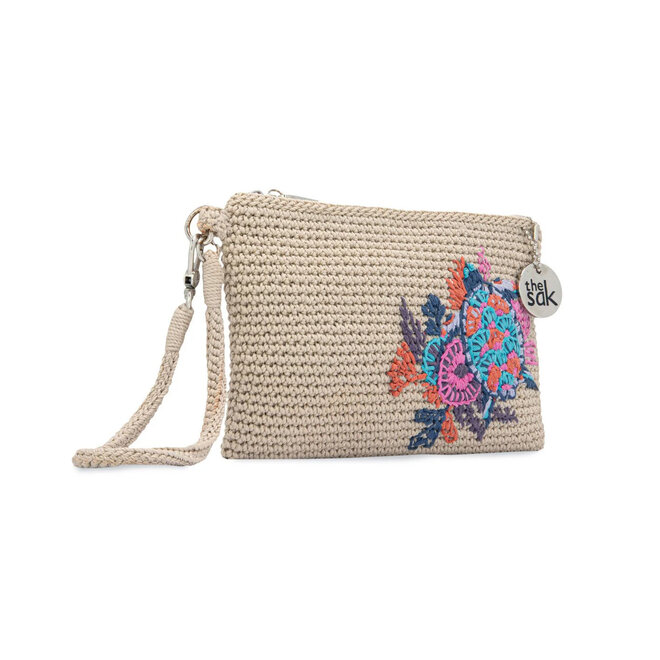 Wristlet Crochet Ecru Seascape