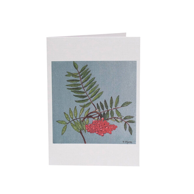 Card Small Berries Red