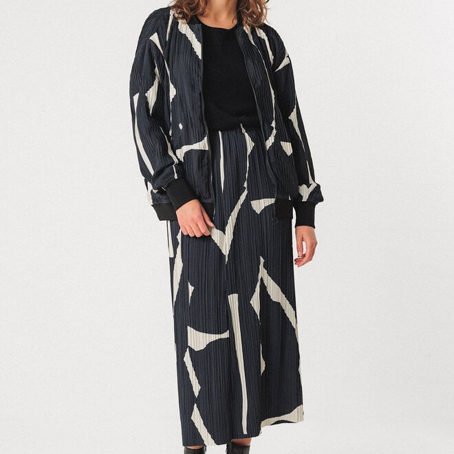 Skirt Laurane Black & Cream