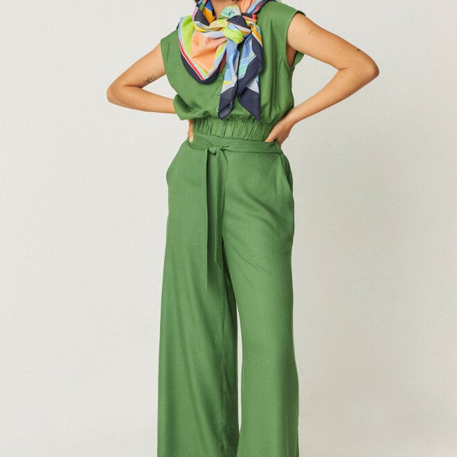 Trouser Dona Basil Green