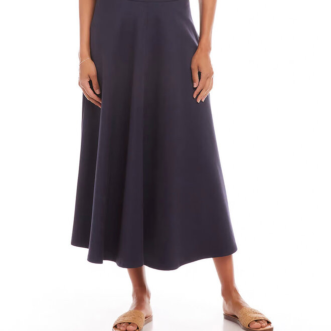 Midi Skirt Circle Navy