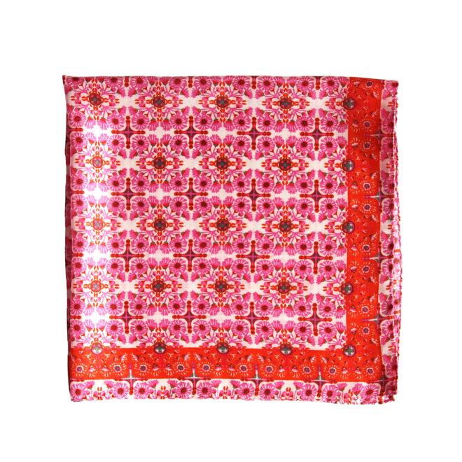 Mini Silk Scarf Agadir Fuchsia